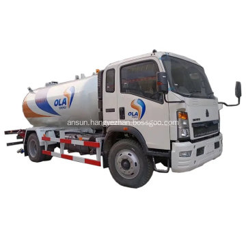 5000L Propane Gas Cylinder Refilling Truck